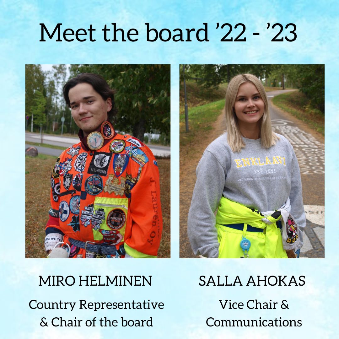 Miro Helminen and Salla Ahokas