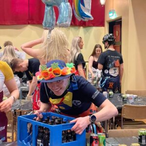 Miro Helminen at a party